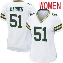 Women Green Bay Packers #51 Krys Barnes White Nike Game Player NFL Jersey